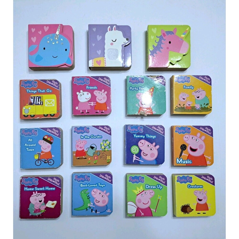 Peppa Pig Mini Books Lot of 15 Look N Find Pictures